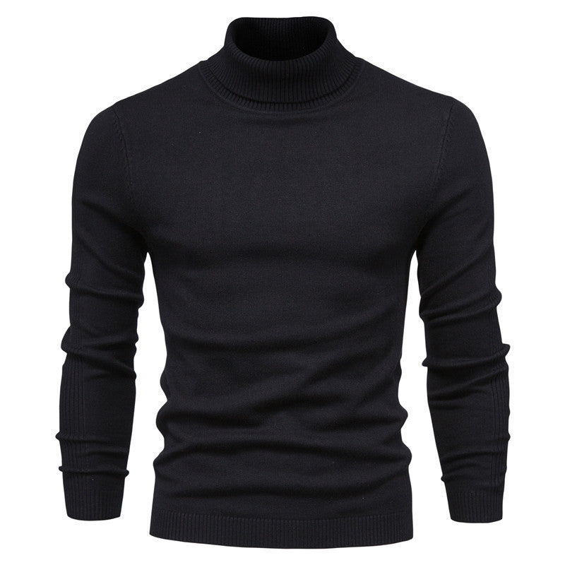 Allan – Slim Fit Pullover with Stand Collar