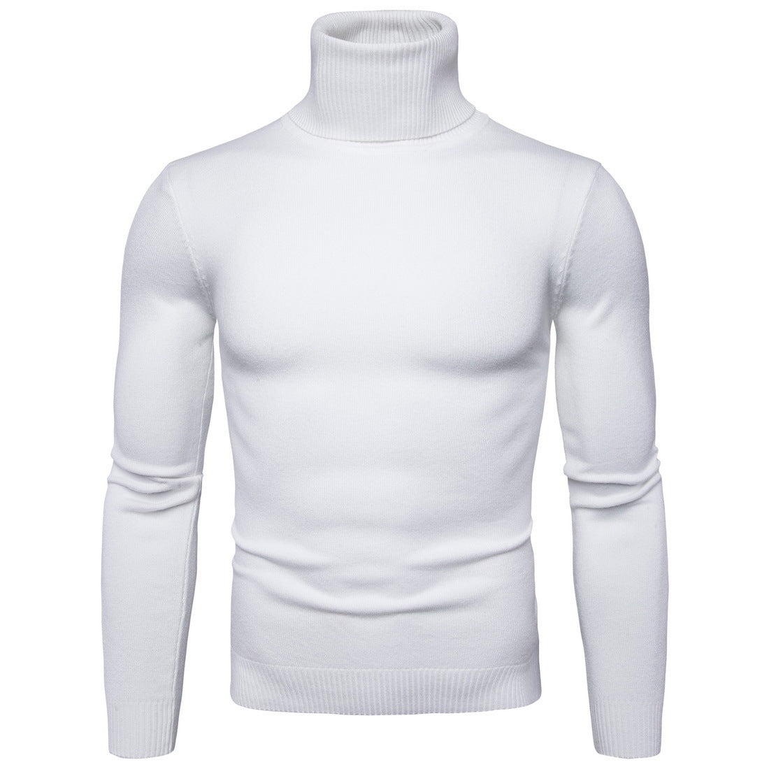 Alan – Slim Thermal Turtleneck Sweater for Men in Solid Designs