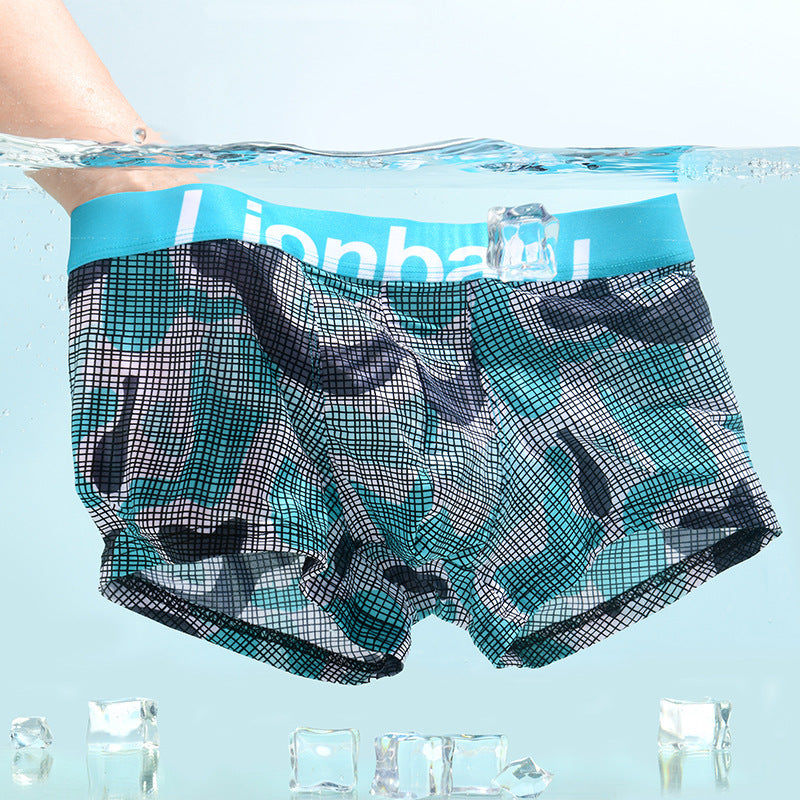 Damien – Breathable Men's Ice Silk Boxer Shorts