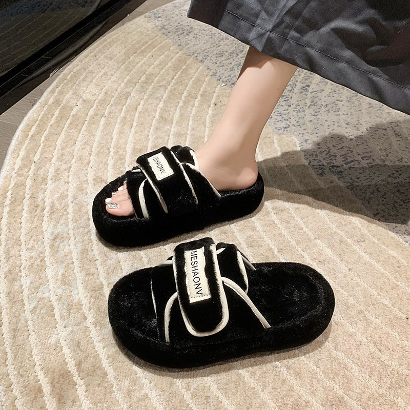 Brenda – Fashion Platform Slip-Ons with Velcro