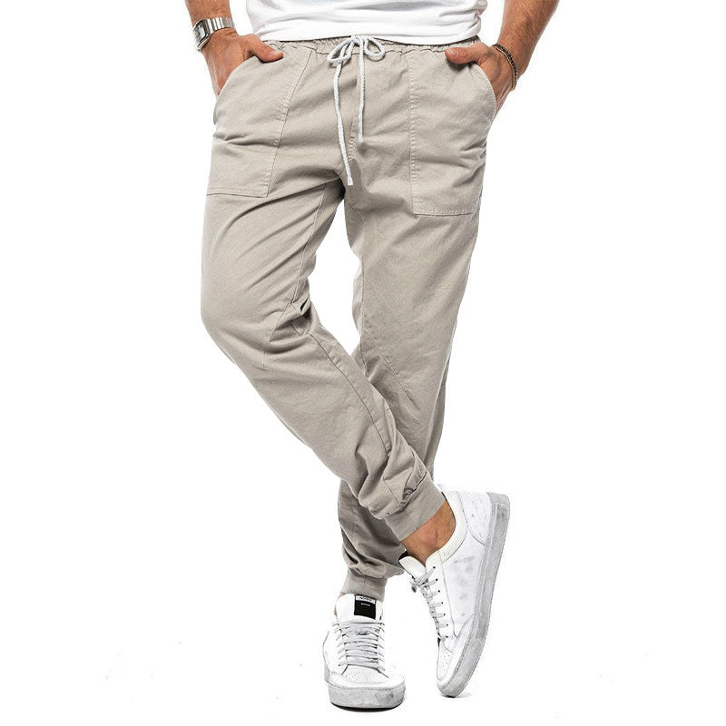 Kevin – Relaxed Men's Pants with Tapered Cut for Leisure and Sport