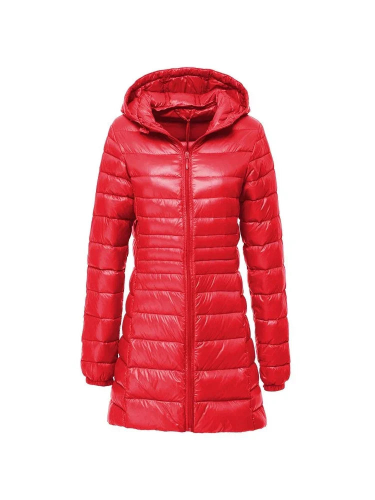 Jessie – Long Quilted Winter Coat for Women