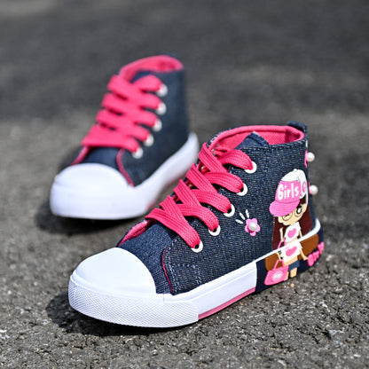 Tara – Canvas Girls' Sneakers