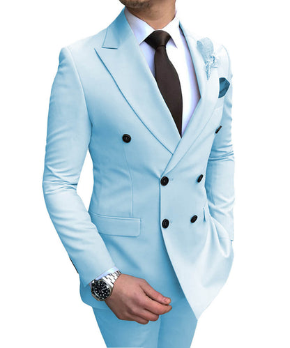 Owen – Double-Breasted Men's Suit for Wedding Guests