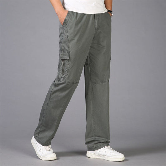 Wesley – Relaxed Straight Pants in Korean Style