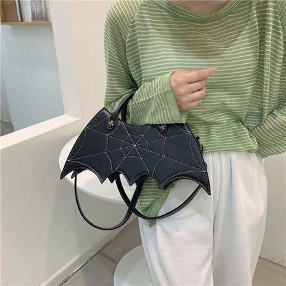 Robyn – Shoulder Bag with Spider Web Design for Halloween