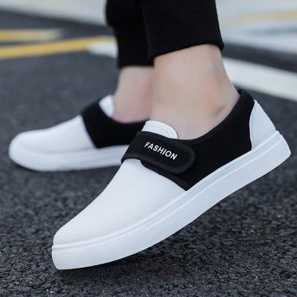 Norman – Canvas Casual Sneakers with Velcro