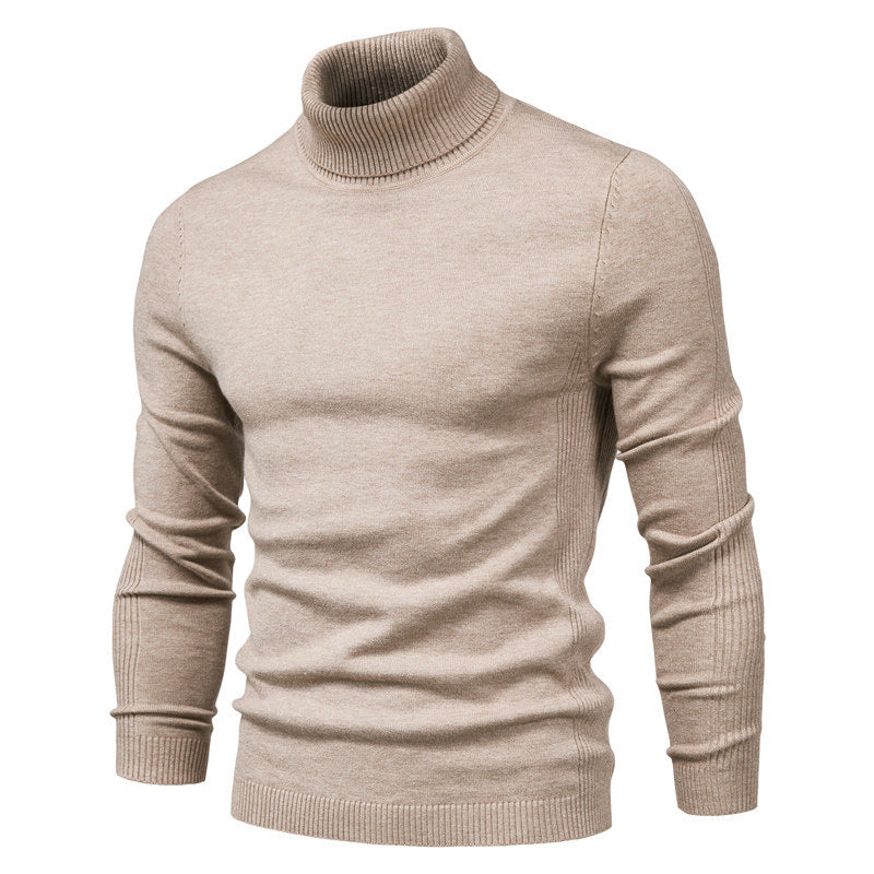 Allan – Slim Fit Pullover with Stand Collar