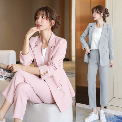 Jennifer – Elegant Women's Blazer Suit for Spring and Fall