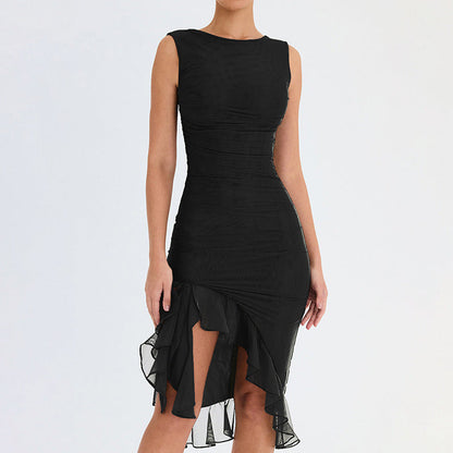 Mary – Sleek Sleeveless Party Dress