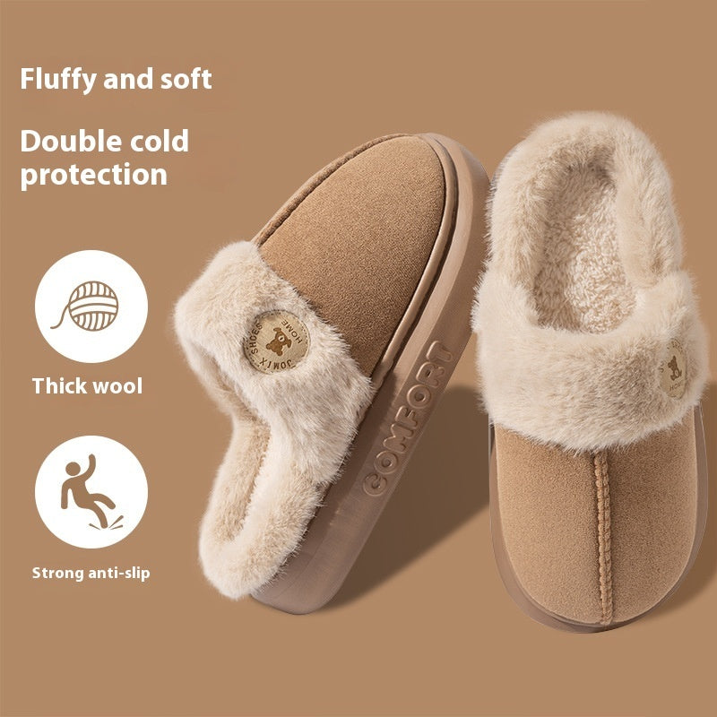 Andrea – Cozy Winter Slippers with Thick Soles