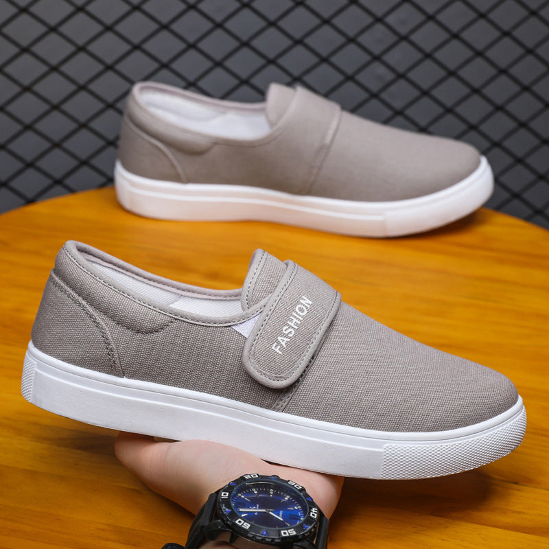 Norman – Canvas Casual Sneakers with Velcro