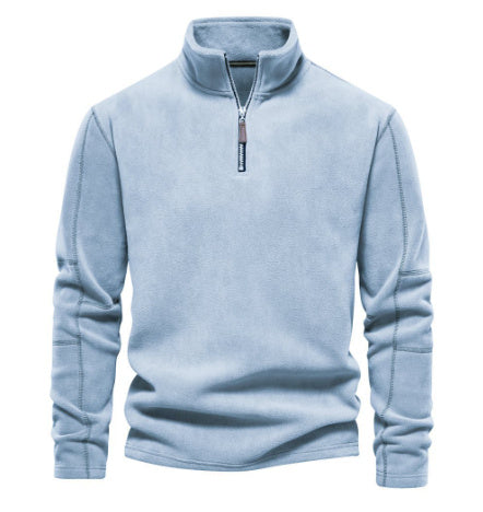 Jay – Fleece Stand Collar Zip Sweatshirt