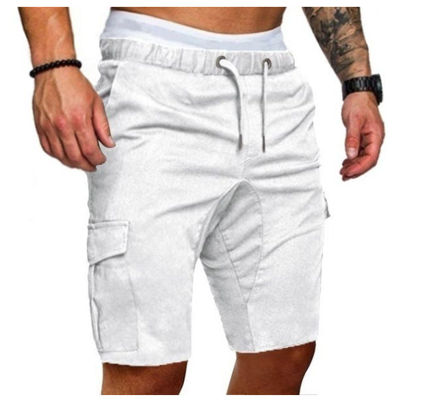 Howard – Slim Elastic Men's Cropped Shorts