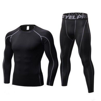 Frederick – Men's Compression Training Suit with Long Sleeve Shirt and Leggings