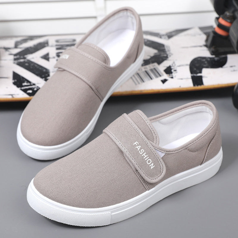 Norman – Canvas Casual Sneakers with Velcro