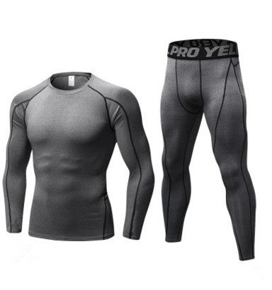 Frederick – Men's Compression Training Suit with Long Sleeve Shirt and Leggings