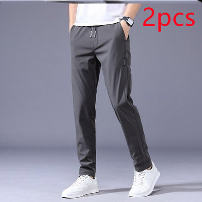 Matthew – Casual Men's Sweatpants with Drawstring in Korean Style