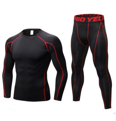 Frederick – Men's Compression Training Suit with Long Sleeve Shirt and Leggings