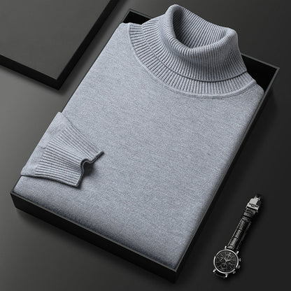 Derek – Slim-Fit Turtleneck Sweater in Solid Colors