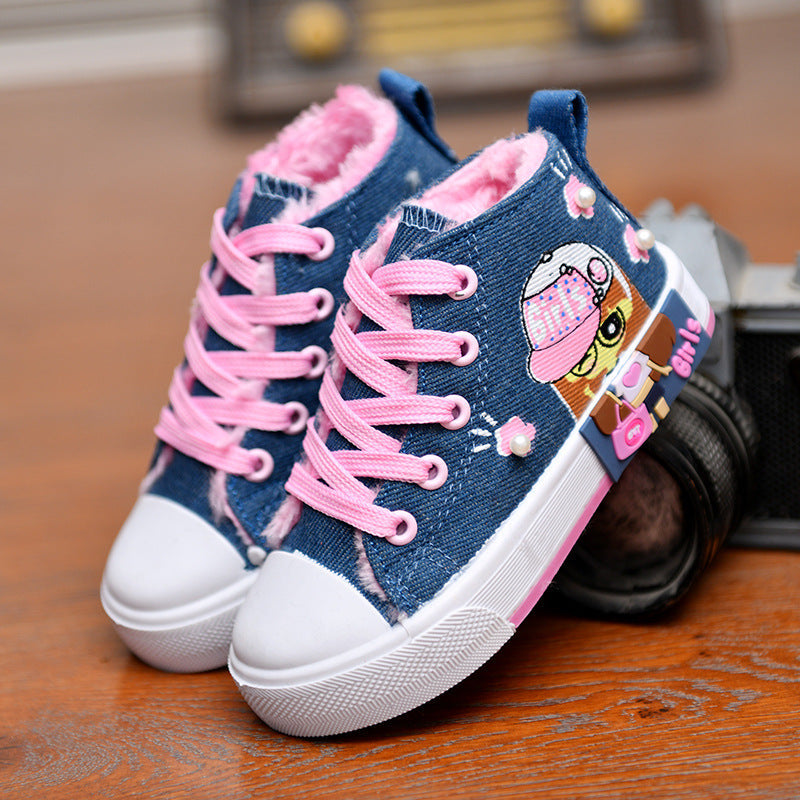 Tara – Canvas Girls' Sneakers