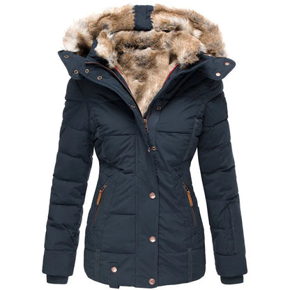 Clara – Women's Winter Coat with Faux Fur Lining