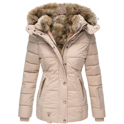 Clara – Women's Winter Coat with Faux Fur Lining