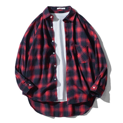 Norman – Casual Long-Sleeve Shirt with Plaid Pattern