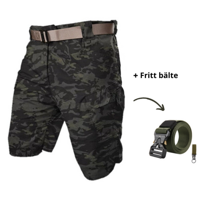 Chris – Multi-Pocket Shorts with Free Belt