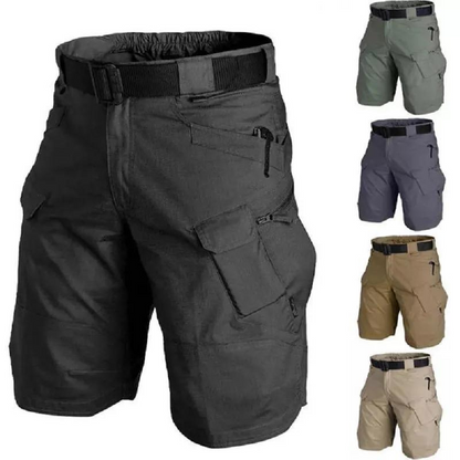 Chris – Multi-Pocket Shorts with Free Belt