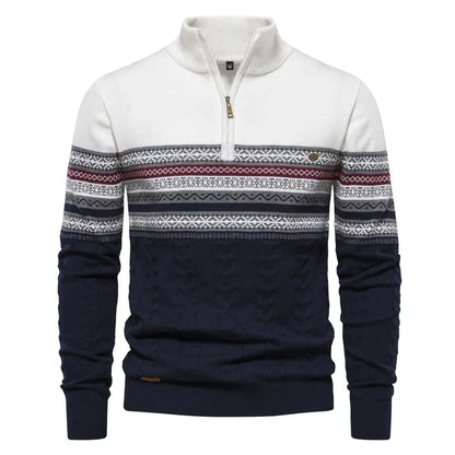 Charlie – Striped Turtleneck Sweater for Men