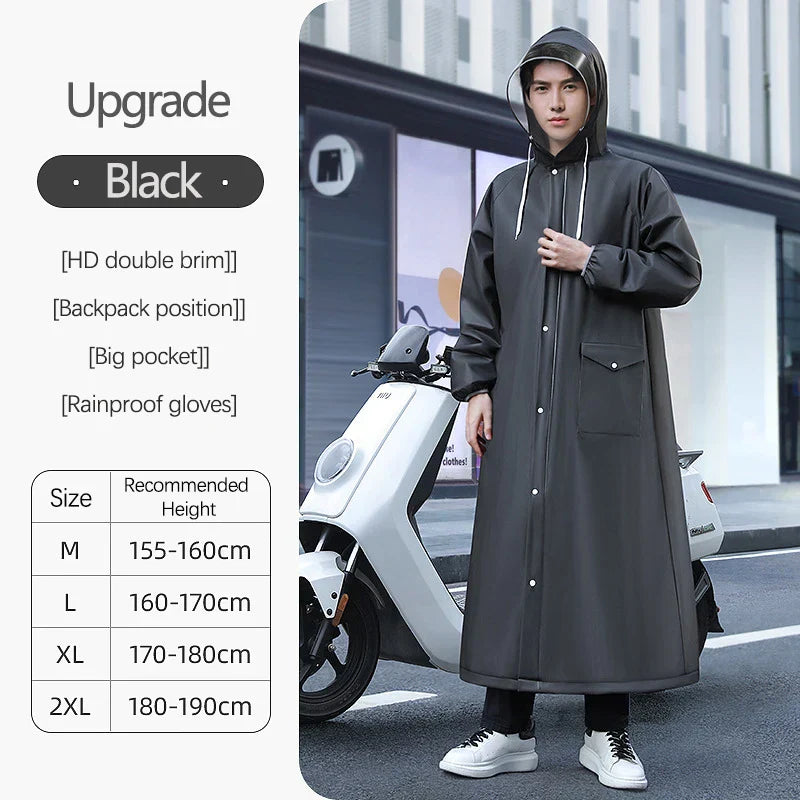 Terrence – Long Waterproof Raincoat for Men