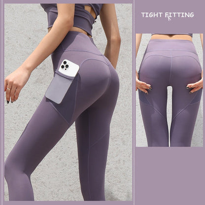 Heather – Seamless Women's Sport Leggings with Pockets and High Waist