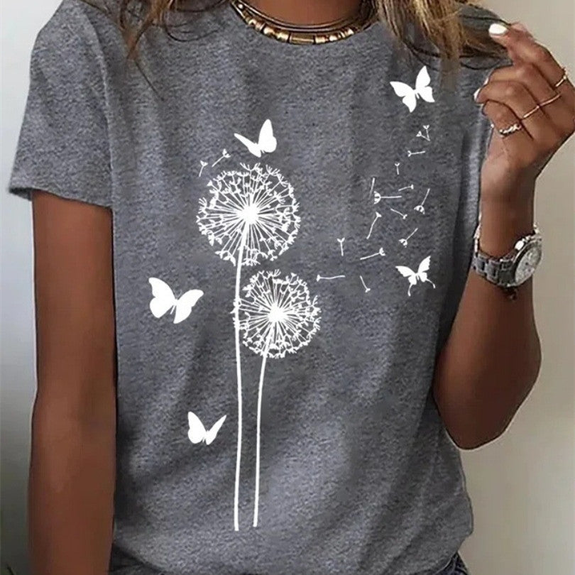 Lily – Printed Women's T-Shirt in Casual Style