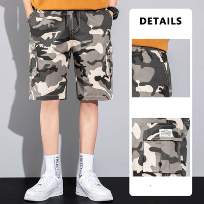 Elliot – Casual Cargo Shorts with Drawstring and Multiple Pockets