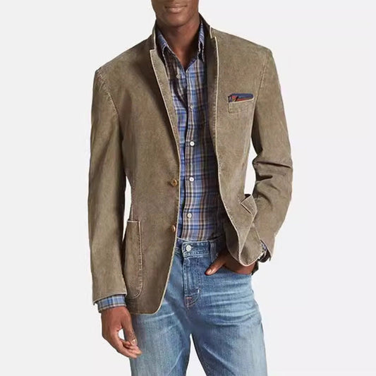 Giles – Classic Men's Blazer in Vintage Color