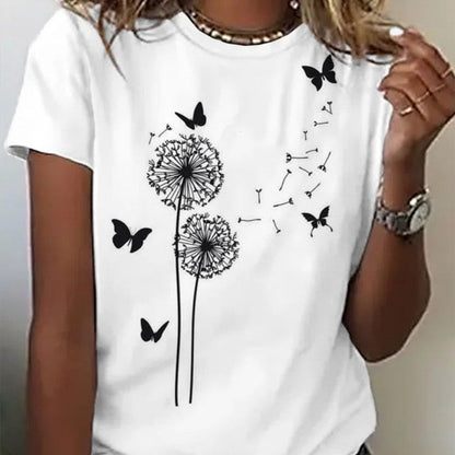 Lily – Printed Women's T-Shirt in Casual Style