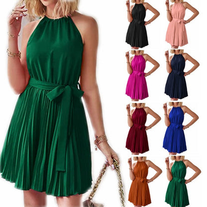 Claire – Strapless Pleated Summer Dresses