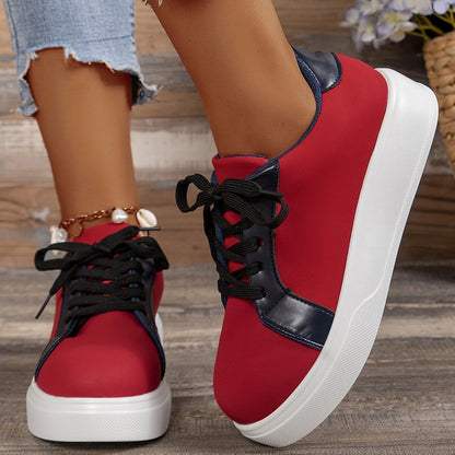 Shirley – Retro Women's Lace-Up Sneakers