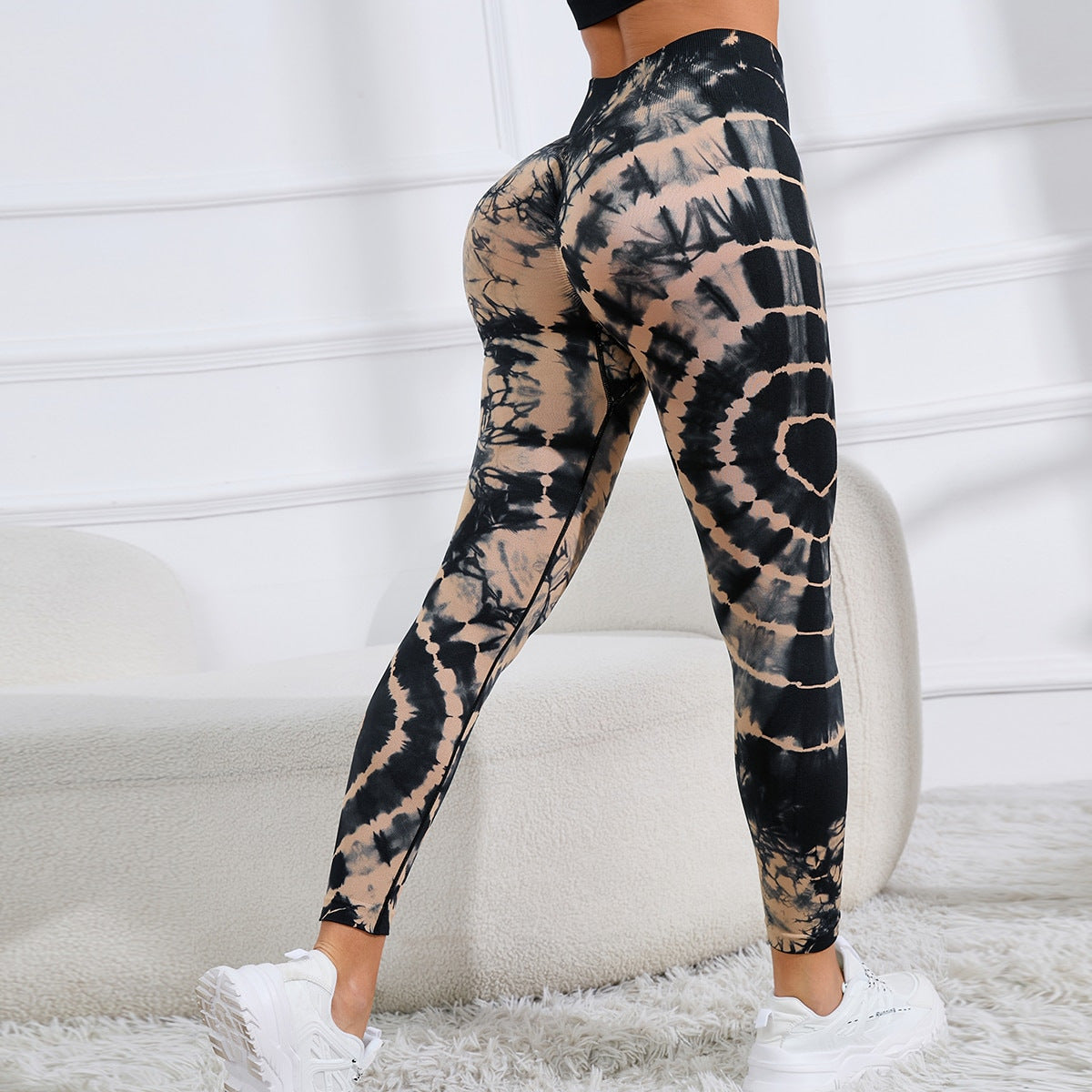 Joy – Seamless High-Waisted Tie-Dye Yoga Pants