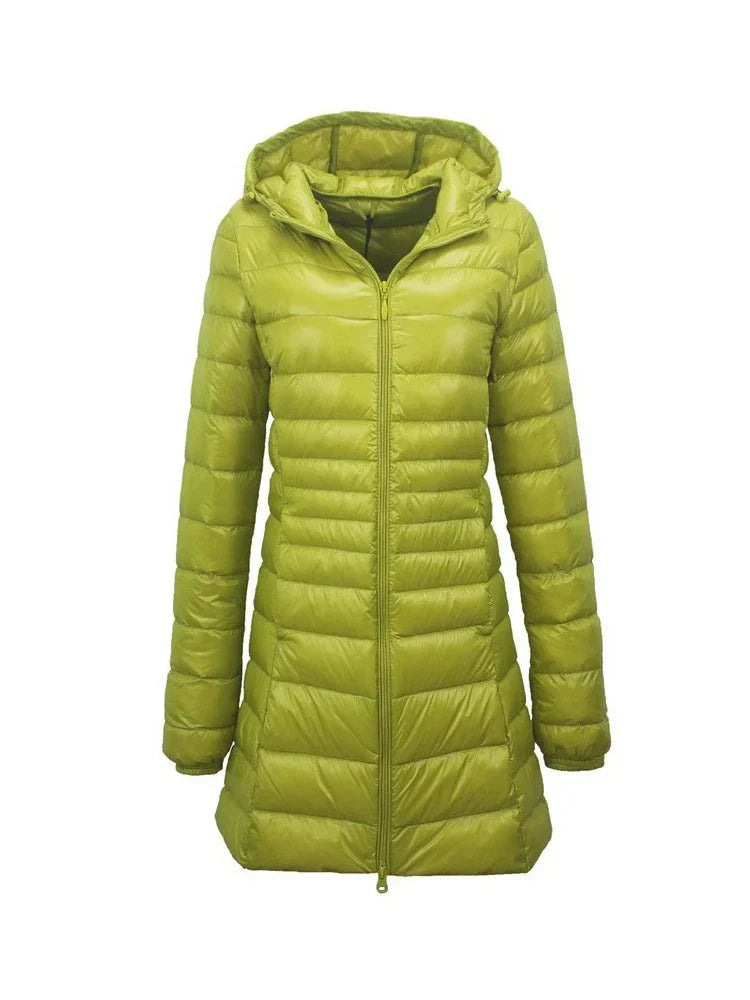 Jessie – Long Quilted Winter Coat for Women