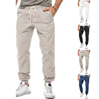 Kevin – Relaxed Men's Pants with Tapered Cut for Leisure and Sport