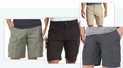 Gerald – Men's Multi-Pocket Polyester Shorts