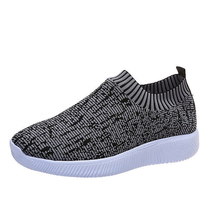 Malcolm – Striped Knit Sock Sneakers for Men