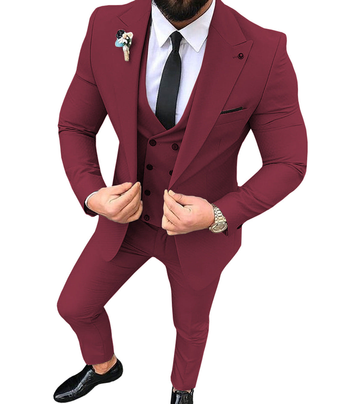 Frederick – Slim Men's Suit with Notched Lapel