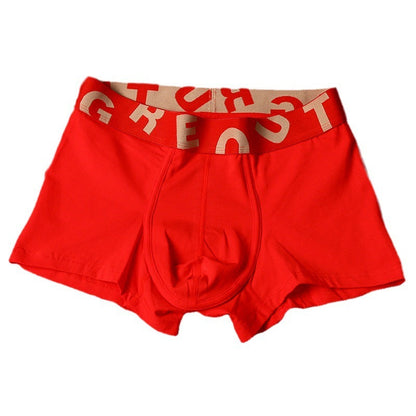 Gilbert – Men's Underwear in Festive Red Cotton