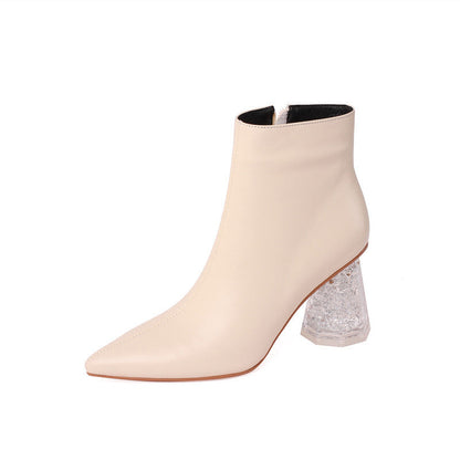 Tamara – Women's Ankle Boots with Crystal Heel