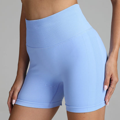 Elizabeth – Seamless Women's Yoga Shorts with High Waist and Hip Sculpting Design