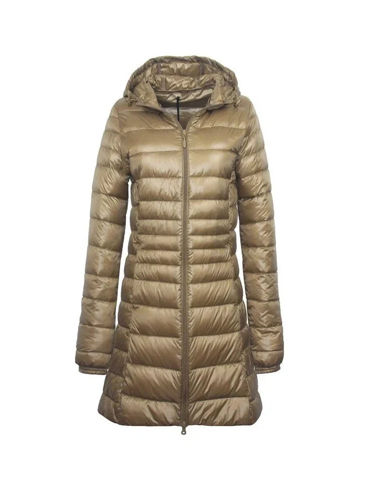 Jessie – Long Quilted Winter Coat for Women