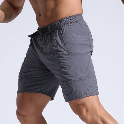 Nathan – Men's Sporty Shorts with Pockets and Elastic Waistband